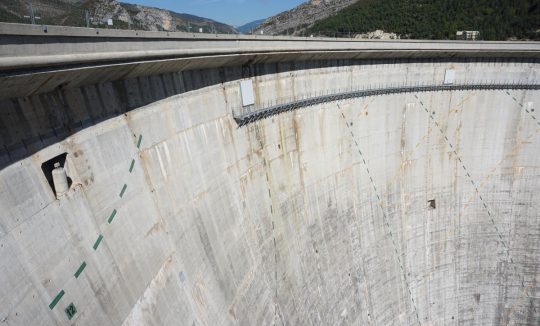Image HD pour l'inspection de barrage